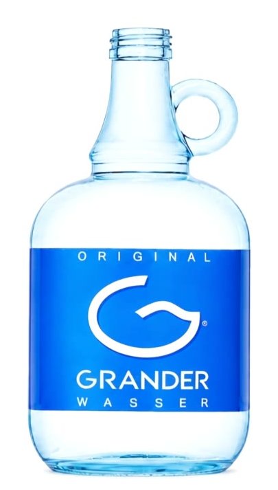 Original GRANDER Wasser Flasche